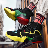 New Fashion Men Sneakers High Top Basketball Shoes for Men Black/ White Outdoors Sports Ankel Boots men Comfortable Size 39-48