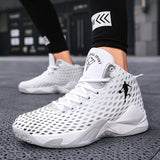 Brand Mens Basketball Shoes Boys High-top Sneakers Casual Breathable Tennis Shoes Womens Comfortable Non-slip Youth Sports Shoes