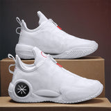 High-quality Men's Basketball Shoes Men Women Pure Black Casual Sports Shoes Outdoor Basketball Training Shoes Kids Sneakers