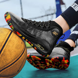 Brand Men's Basketball Shoes Women's Basketball Sneakers Children Non-slip High-top Parent Child Breathable Basketball Training