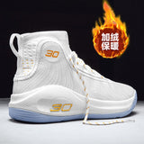 Brand Men's Basketball Shoes Women's Basketball Sneakers Children Non-slip High-top Parent Child Breathable Basketball Training