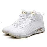 Basketball Shoes For Men Fashion Cushioning High Top Kids Sports Shoes Wear-resistant Breathable Sneakers