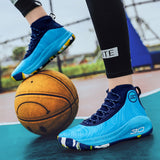 Brand Men's Basketball Shoes Women's Basketball Sneakers Children Non-slip High-top Parent Child Breathable Basketball Training