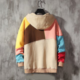 Casual Loose Color-blocking Pullovers