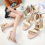 Toe chain summer sandals