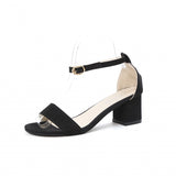 Summer rough heel female sandals