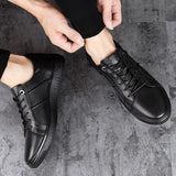 Men's Casual Fashion Breathable Leather Shoes