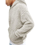 Autumn Fluffy Fleece Hooded Pullovers