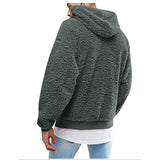 Autumn Fluffy Fleece Hooded Pullovers