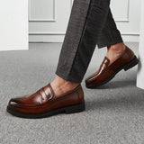 British Business Formal Leather Shoes