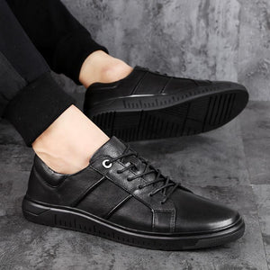 Men's Casual Fashion Breathable Leather Shoes