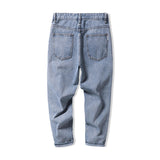 Men's Straight Summer Cropped Jeans