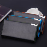 Fashion Contrast Glossy Long Wallets