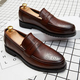 British Business Formal Leather Shoes