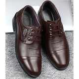 Men's Casual Lychee Pattern Shoes