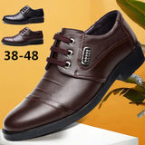 Men's Casual Lychee Pattern Shoes