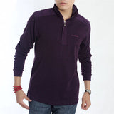 Men's Solid Color Cotton Tops