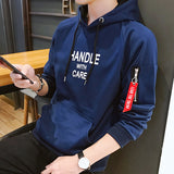 Men's Long Sleeved Hooded Tops