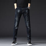 Men's Small Feet Black Denim Jeans