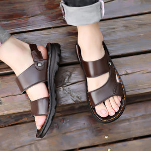 Breathable Cowhide Sandals