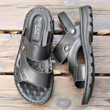 Breathable Cowhide Sandals