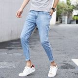 Men's Slim-Fit Cropped Jeans