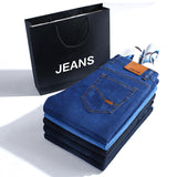 Men's Mid Waist Large Size Jeans