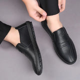 New Casual Breathable Soft Leather Shoes