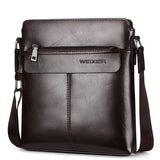 Men's Zipper Leather Bag