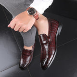 Fashion Pattern Casual Leather Shoes