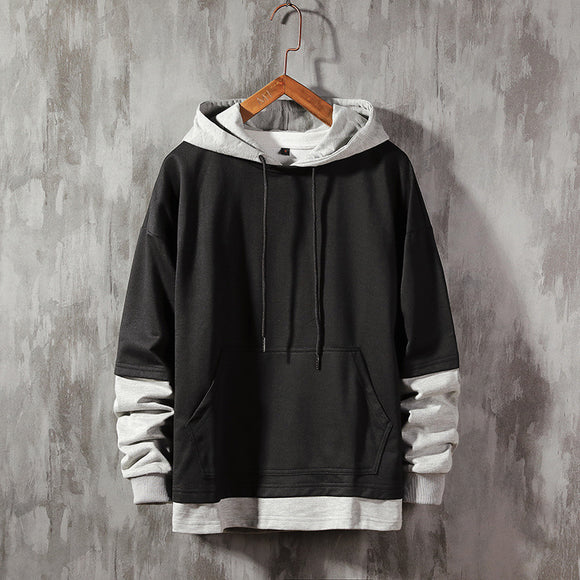 Men's Two False Loose Hoodies