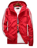 Windbreaker Striped College Jackets