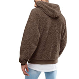 Autumn Fluffy Fleece Hooded Pullovers