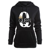 Couple KING QUEEN Crown Hoodies