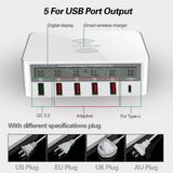 QI Wireless Charger Quick Charge 3.0 USB Charger For Samsung S10 Fast Charger Socket Adapter HUB Charger For iPhone Huawei Xiomi