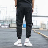 Men's Side Pockets Cargo Harem Pants