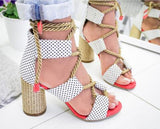 Thick and color matching sandals