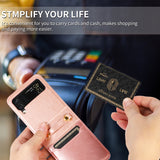 New Model Is Suitable For Samsung Z Flip3 Folding Screen Mobile Phone Case Diagonally Across The Samsung Galaxy Z Flip4 Card Cover