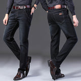 Men's Stretch Loose Straight Leg Jeans