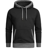 Solid Color Fleece Hooded Sweater