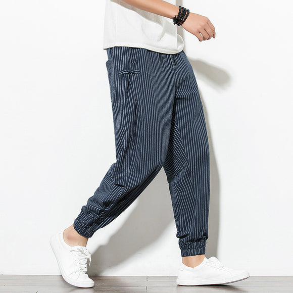 Thin Breathable Linen Harem Pants