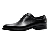 British Pointed Toe Lace-Up Shoes