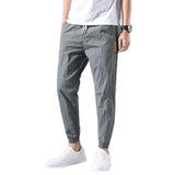 Summer Thin Ice Silk Casual Pants