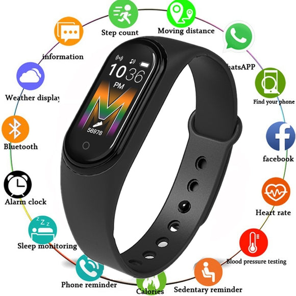 M5 Smart Band Fitness Tracker Smart Watch Sport Smart Bracelet Heart Rate Blood Pressure Smartband Monitor Health Wristband