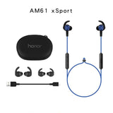 Original Huawei Honor xSport Bluetooth Earphone AM61 IPX5 Waterproof Music Mic Control Wireless Headset For Xiaomi Android IOS