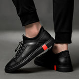 Men's Top Layer Leather Sneakers