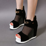 Wedge heeled sandals