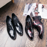 Men's Pointed Leather Shoes