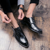 Men's Pointed Leather Shoes