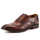 British Bullock Carved Oxford Shoes